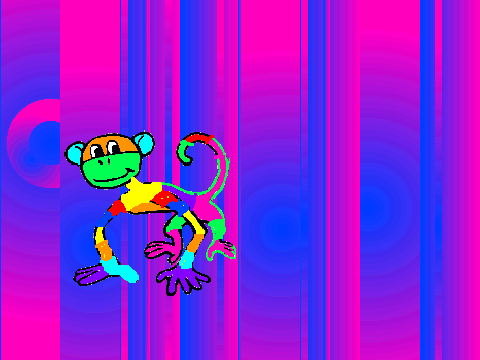 Monkey Coloring Contest