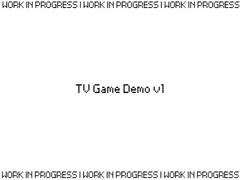 tv game | demo