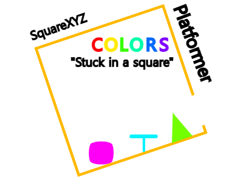 [1 YEAR SPECIAL] Colors "Stuck in a square" - A Platformer #Games #All