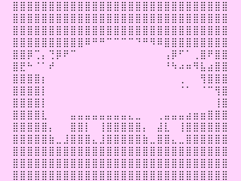 ~Pig Dot Art~