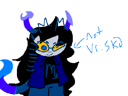 i drew a not vriska on jspaint at school today because i was bored and i have no idea what im lookin