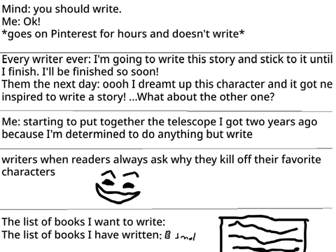 homemade writer memes