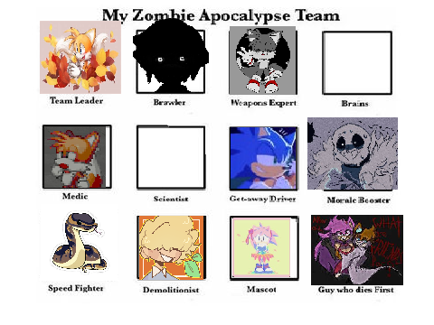 Add yourself to the zombie apocalypse team!!  remix remix remix