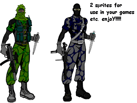 SPRITE PACK- Soldiers