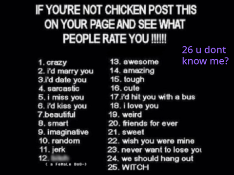 Rate me 