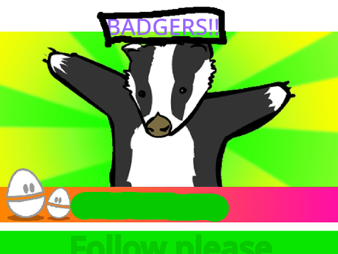 BADGERS!! MUSHROOMS!!