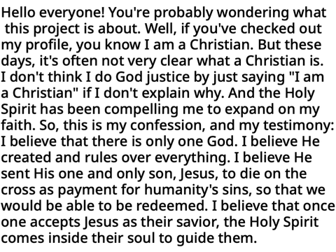 My Confession 