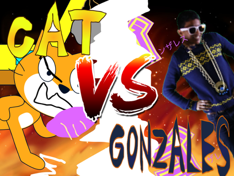 (Battle animation)Cat VS Gonzales（拡散希望）