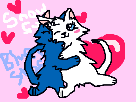 Snowfur and Bluestar!