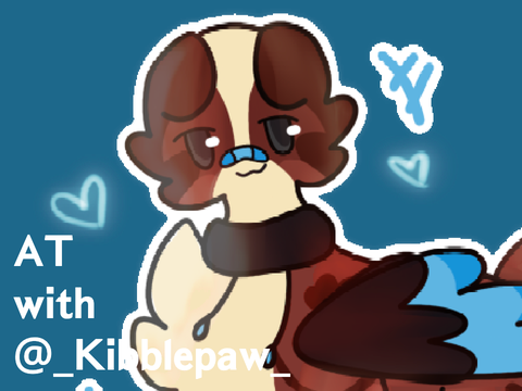 AT with @_Kibblepaw_ <3