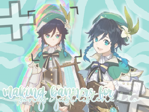2 :: making banners for songs i just listened too