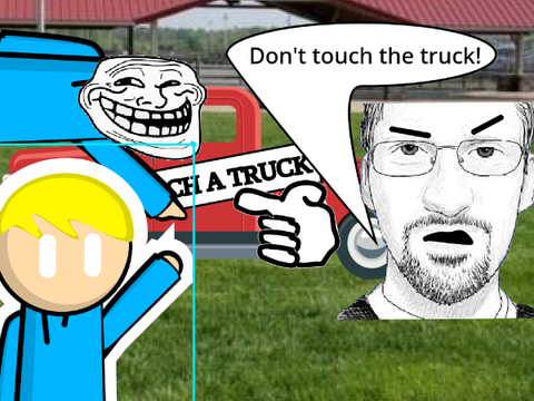 Don't touch the truck