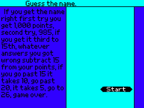 A Name Game (Scratch Edition)