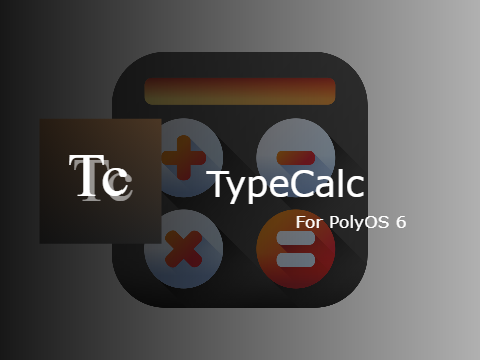 TypeCalc for PolyOS 6