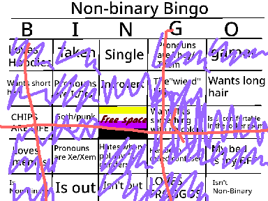 Non-Binary Bingo! remix