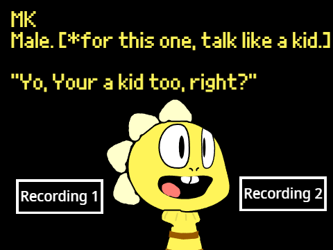 my cringey attempt for monster kid ._.