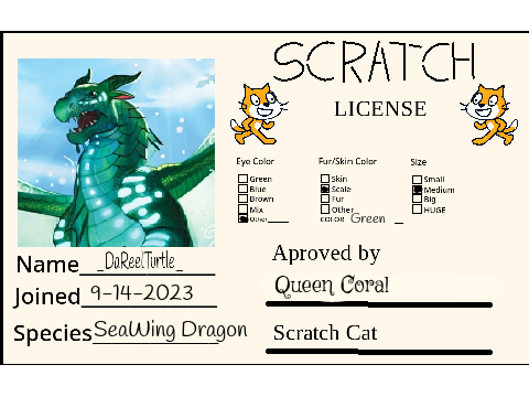 Make Your Own Scratch License remix
