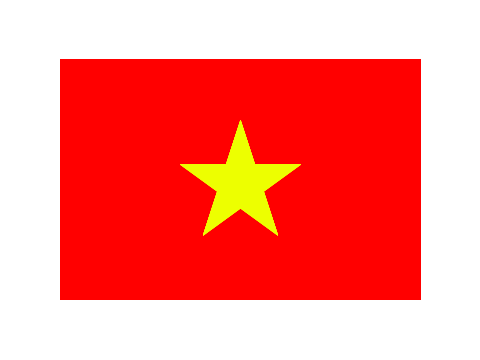 Draw Vietnam flag