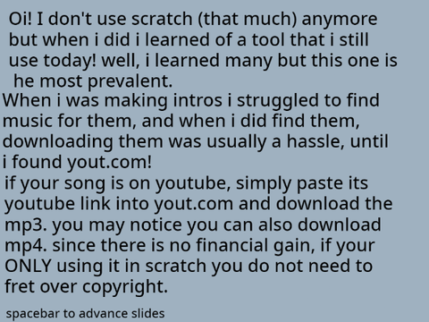 get any song from yt for your intro