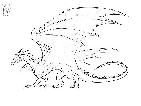 Dragon template-Iheartbailey remix
