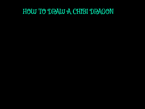 how to draw a chibi dragon