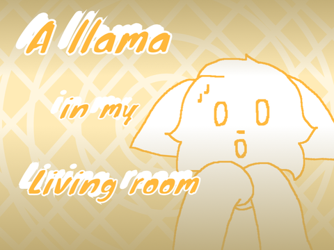 - A llama in my living room - Animation meme template -
