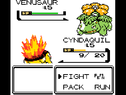 Pokémon GBC Battle Engine (W.I.P)