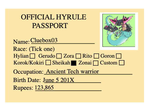 Hyrule Passport