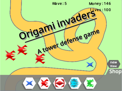 Origami Invaders a Tower Defense game Scratch99911