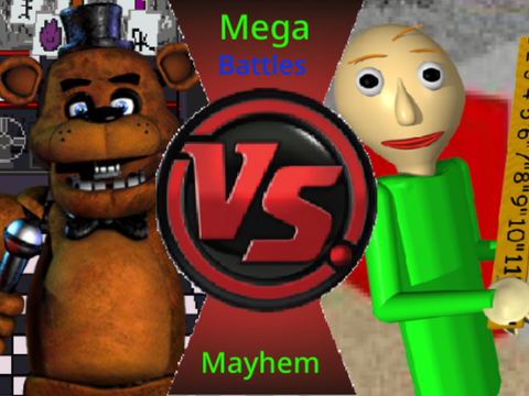 Freddy Vs. Baldi (Fnaf Vs. Baldi's Basics) Mega Battles Mayhem ep #46