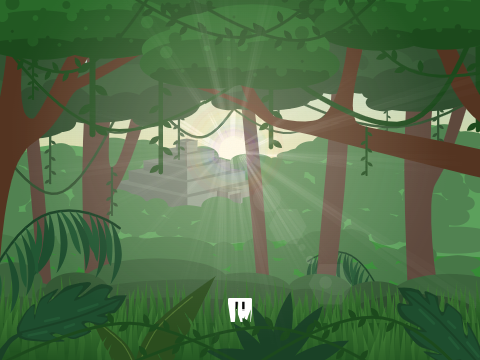 Jungle platformer art