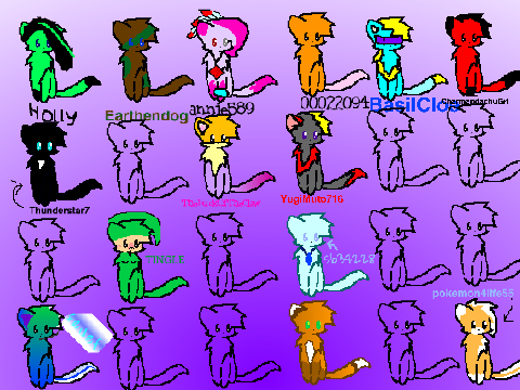 Add and color one of these cats!!!