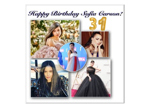 Happy Birthday Sofia Carson!