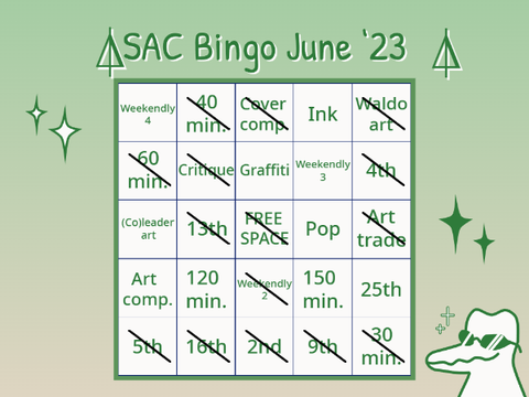 my sac bingo ^^