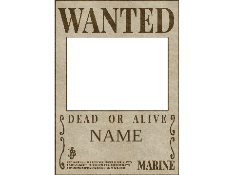 Wanted/Bounty Poster Template