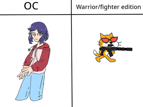 I will make your OC into a fighter/warrior remix
