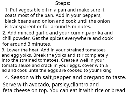 Shakshuka with my secret technique
