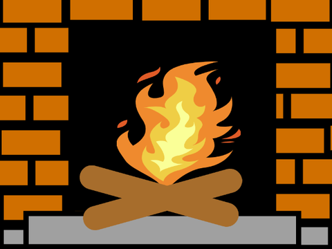 relaxing fire