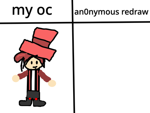 an0nymous redrwas my oc