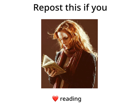 Repost if you love to read remix-2 remix