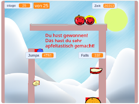 I am good at apple climb