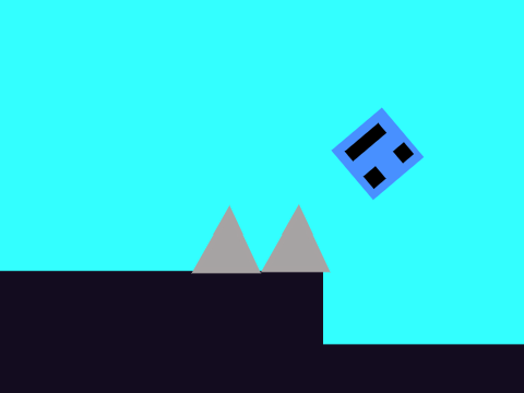 Werid dum geometry dash thing i made