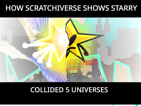 [ORIGINAL] How @CrazyGB shows starry vs how Scratchiverse shows starry