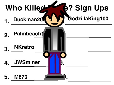 Who Killed Spike? Character Sign Ups! remix
