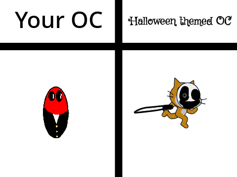 I will turn your OC into a Halloween themed OC remix