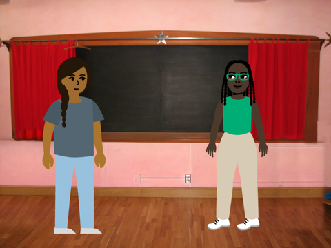 Greeting a new student