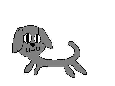 Dog drawing practice