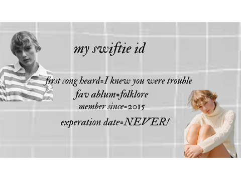 swiftie id!