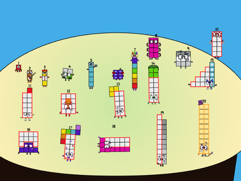 [loud noises] Numberblocks Band 1-20 fixed