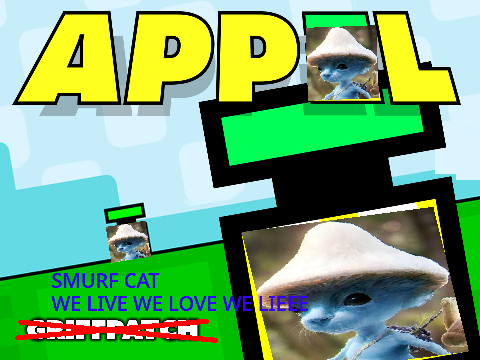 Appel Smurf Cat